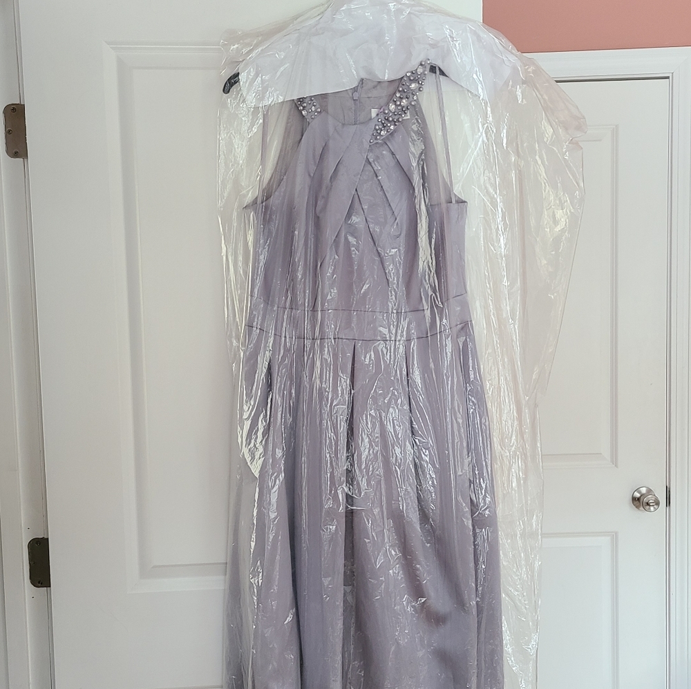 Eliza J Beaded Ball Gown